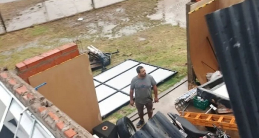 La Pampa: Un violento temporal azotó General Acha y dejó importantes destrozos