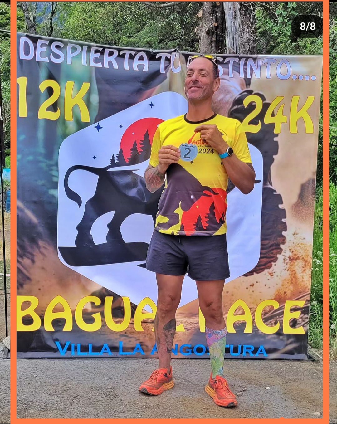 Fernando Pesce en running trail se destaca 