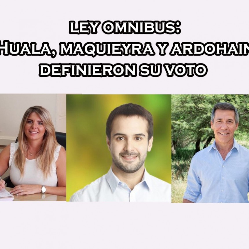 El PRO Pampeano garantiza el apoyo a la Ley &oacute;mnibus : "Los argentinos votaron un cambio" 