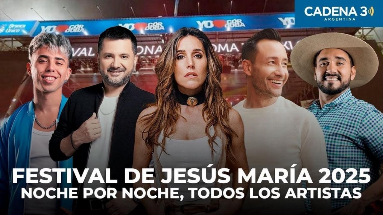 Día por día, toda la grilla del Festival de Doma y Folclore de Jesús María 2025