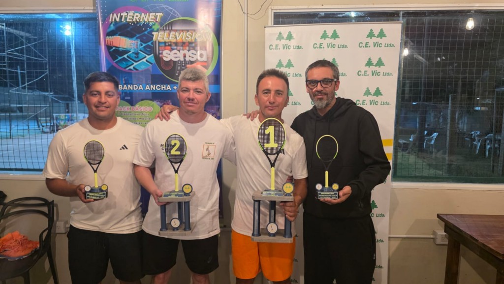 La Pampa: El tenis de Victorica tuvo su Master con los ocho mejores del año y el ganador de la Copa Cevic 2025 fue Franco Sanchez