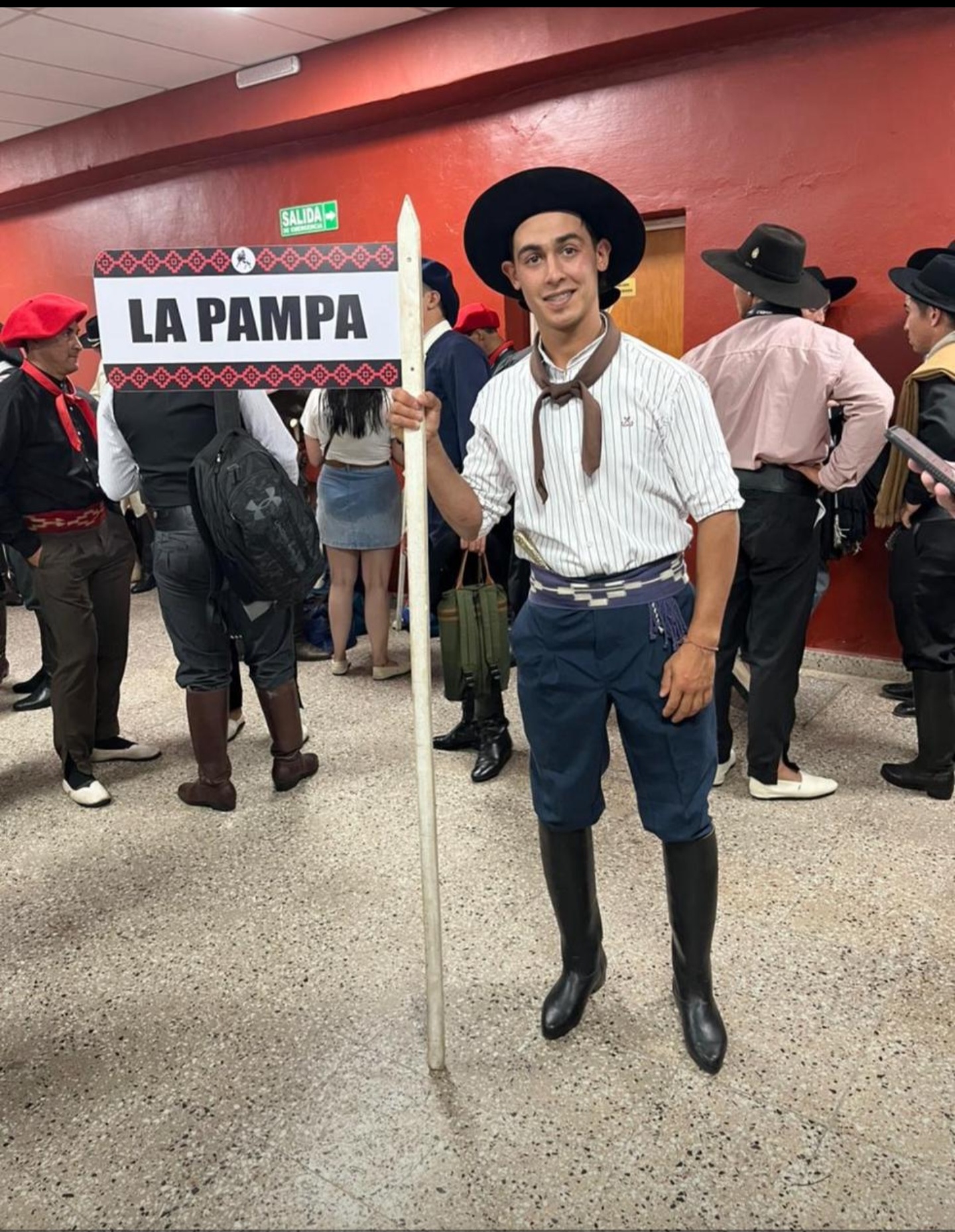 La Pampa: el victoriquense Feli Magarzo ya esta en Jesús Maria representando a la Provincia 