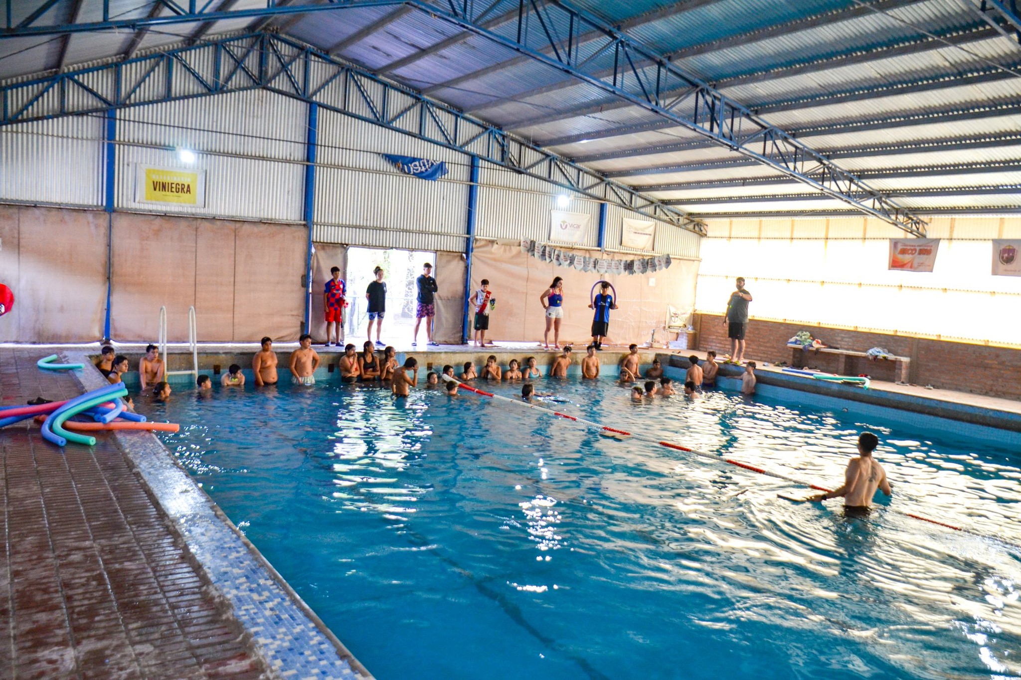 La Pampa: Victorica vive un verano a pleno con el Pro Vida en las instalaciones del Club Banco Nación 