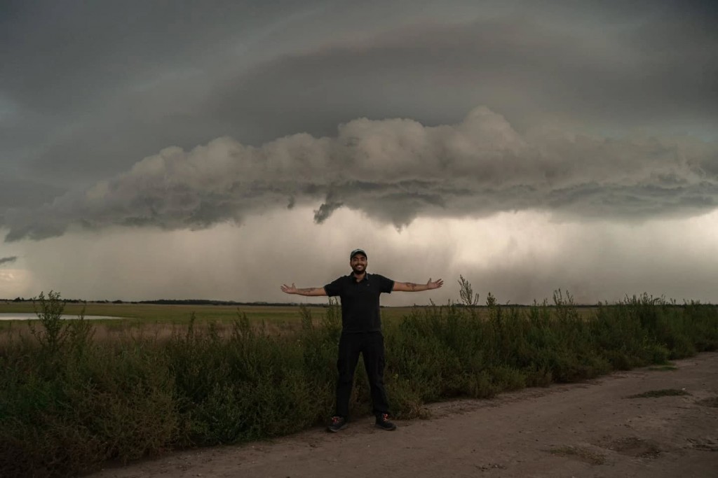 La Pampa: El Caza Tormentas Jeremías Baraldi informo que Victorica registro la mayor caída de precipitaciones 