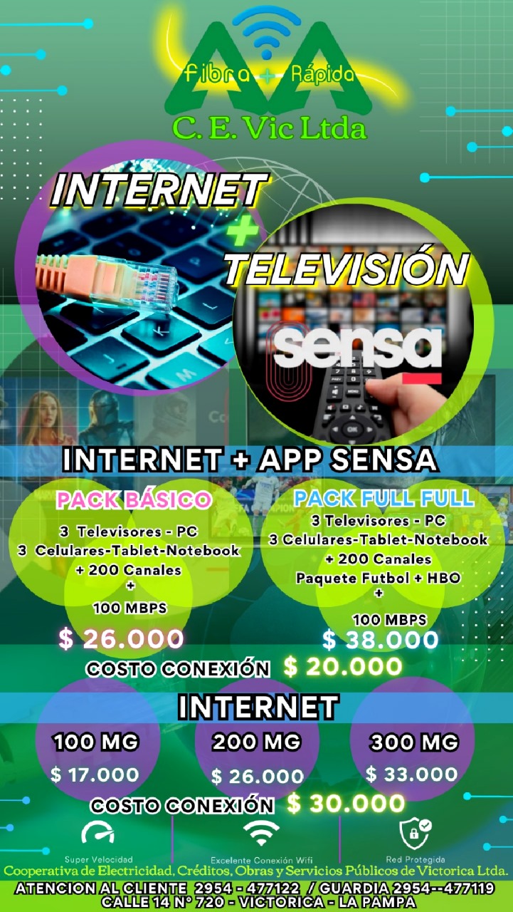 La Pampa:La Cevic llega a Luan Toro y Loventuel con tv digital e internet por fibra &oacute;ptica