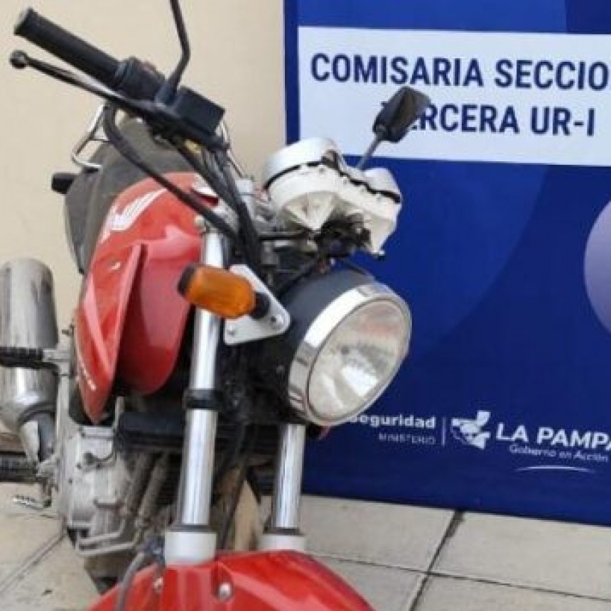 La Pampa: Le rob&oacute; la moto del interior del garaje al t&iacute;o de su pareja
