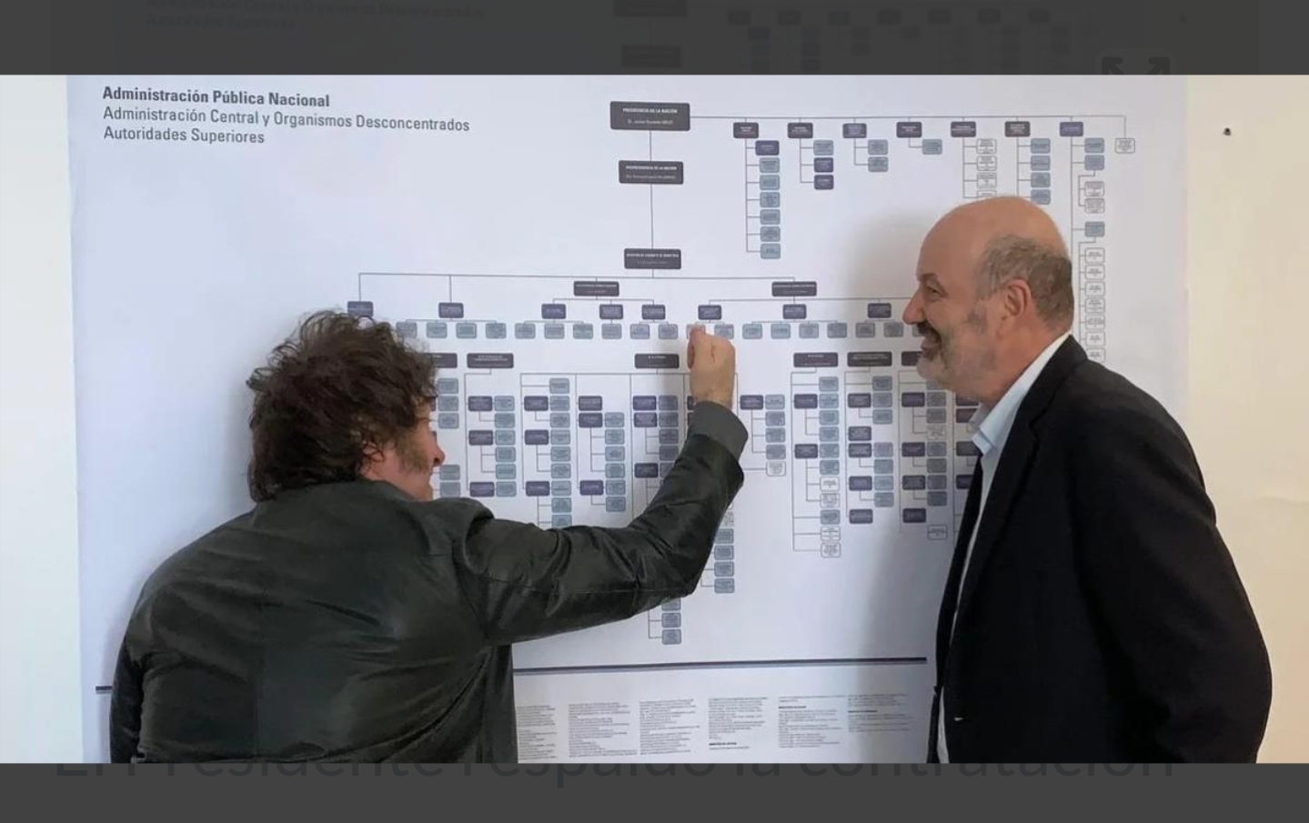 Milei justificó el contrato de la esposa de Sturzenegger: 