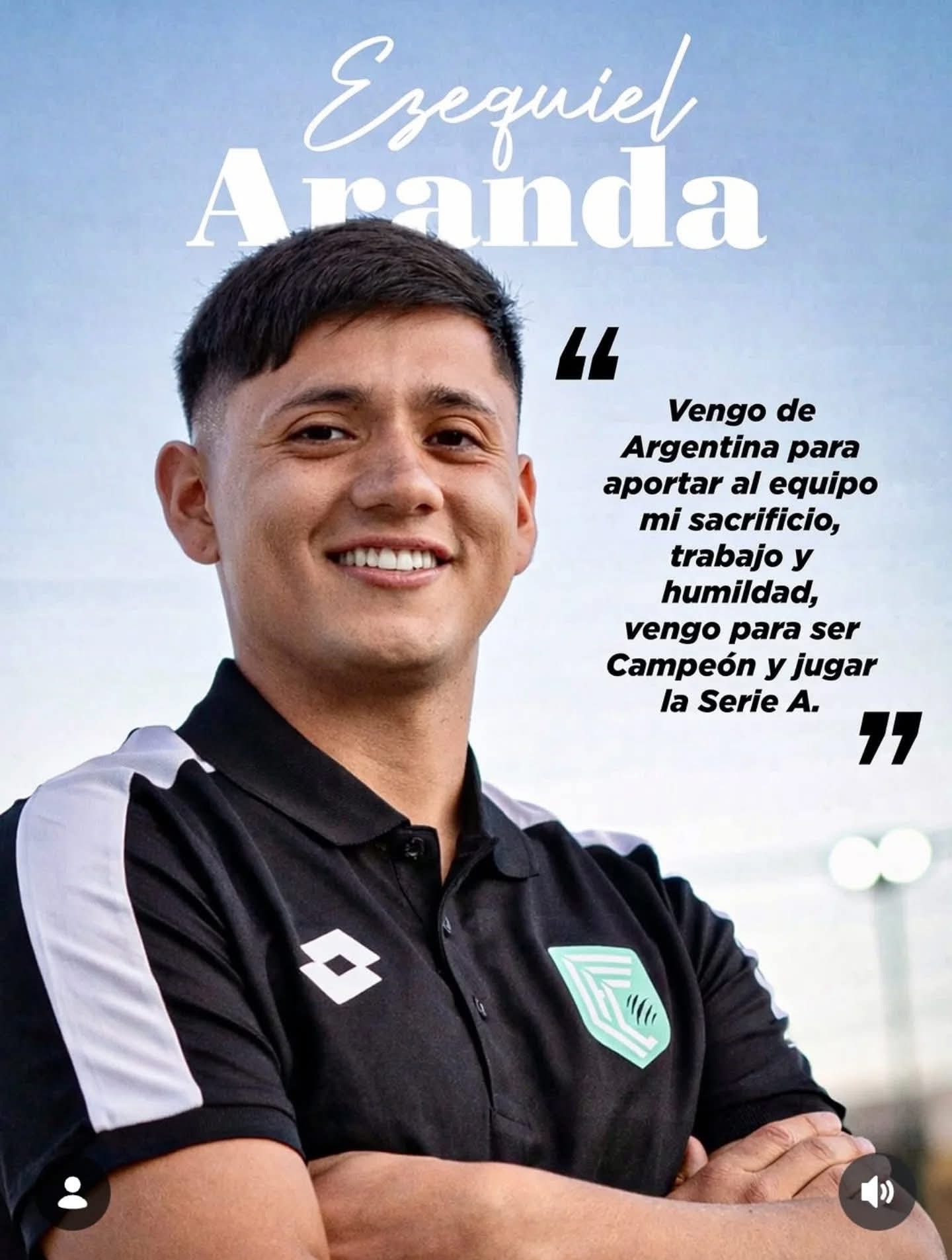 La Pampa:El victoriquense Ezequiel Aranda es nuevo jugador de Cambaya de Ecuador