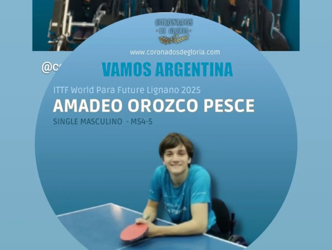 La Pampa: Victoriquense viajo a Italia formando parte la Selecci&oacute;n argentina de tenis de mesa 