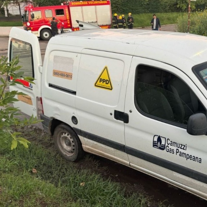 La Pampa: Limpiaban un terreno y rompieron un ca&ntilde;o de gas