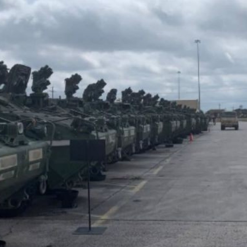 La Pampa: Traslado militar por la Ruta 5 rumbo a Toay. Recomiendan circular con precauci&oacute;n  