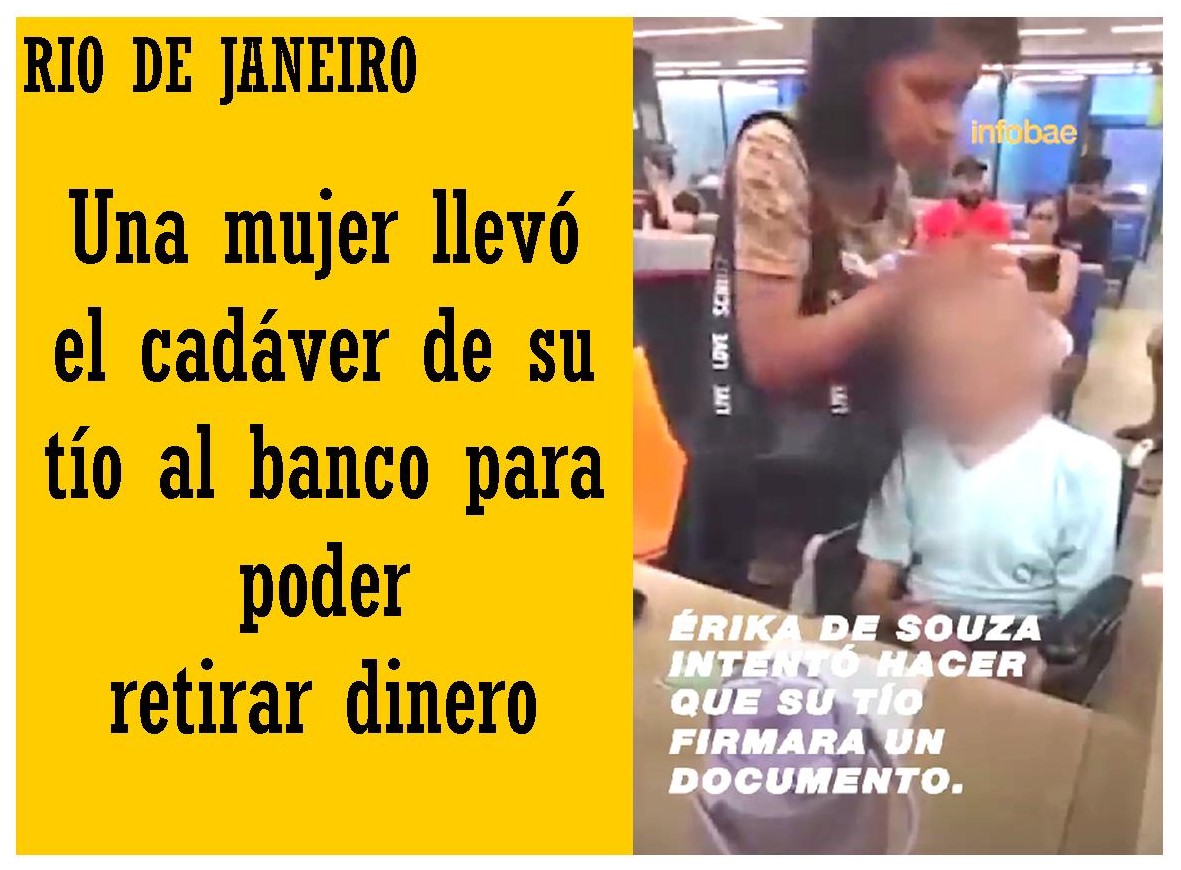 Internacional : sobrina llevo a su t&iacute;o al banco para sacar un cr&eacute;dito. Algo no andaba bien