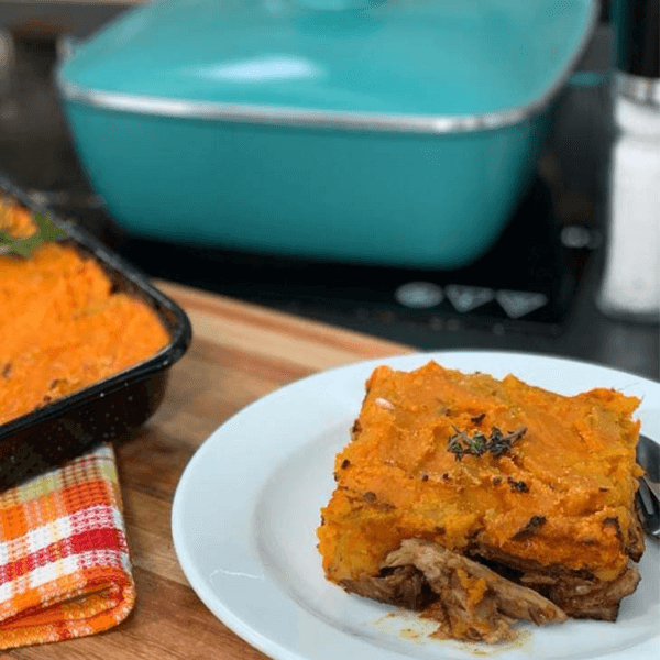 Hoy : Pastel de calabaza y cerdo