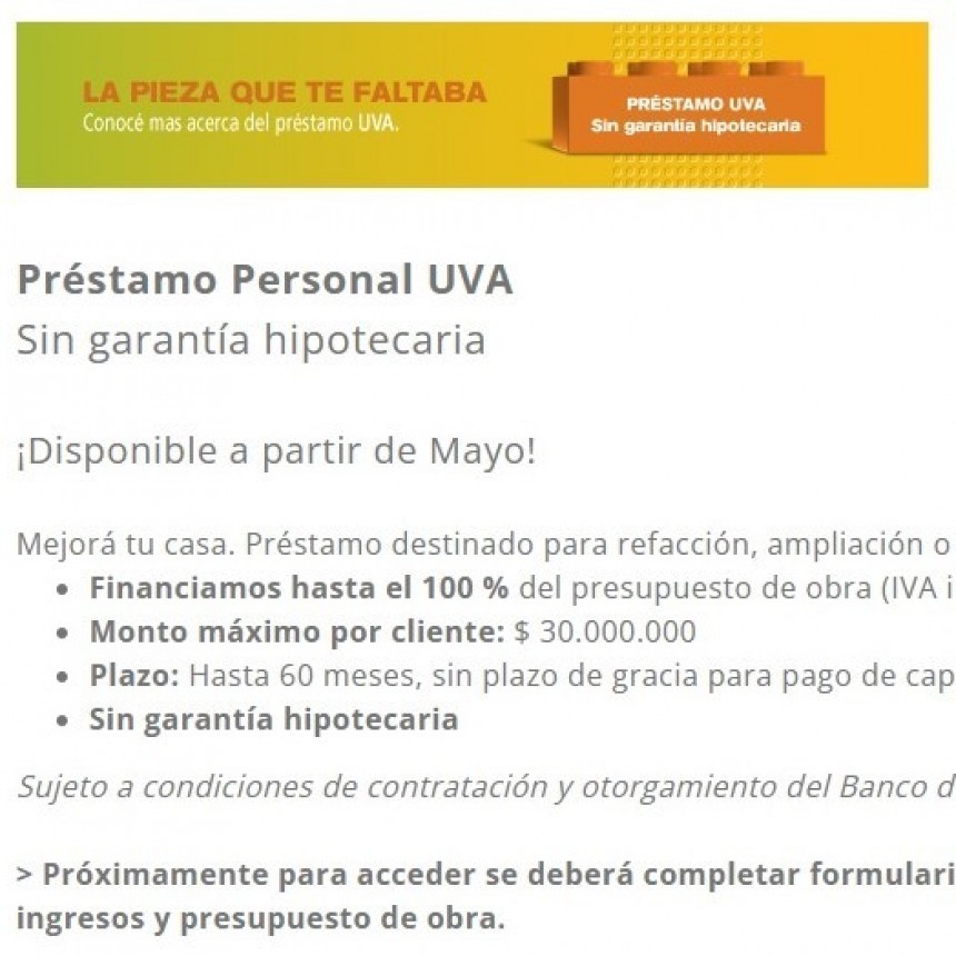 La Pampa: BLP lanza cr&eacute;ditos para refaccionar o ampliar casas