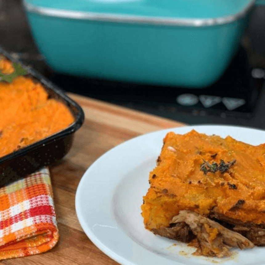 Hoy : Pastel de calabaza y cerdo