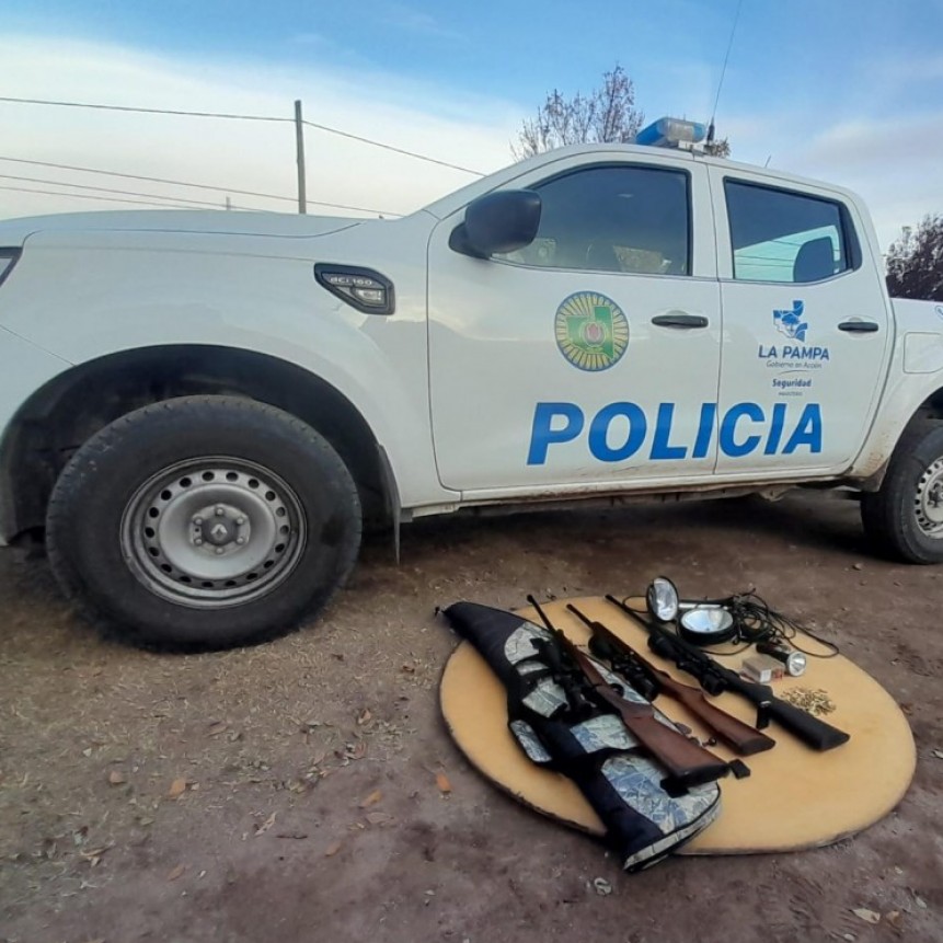 La Pampa:En el oeste, persecuci&oacute;n y detenci&oacute;n de furtivos de Venado Tuerto