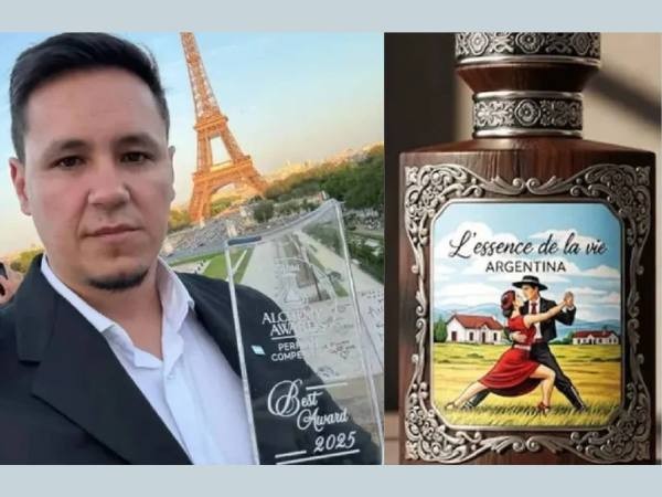 Un pampeano ganó el mundial de perfumes en Francia