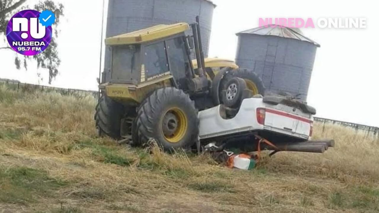 Se cansó de su jefe y lo atropelló con el tractor