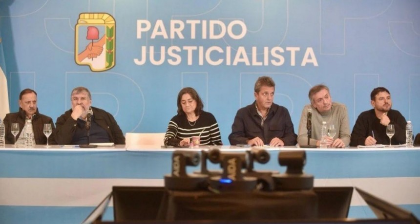 Con presencia de Massa, Grabois y M&aacute;ximo, el PJ deline&oacute; su estrategia tras el fallo contra Cristina Kirchner