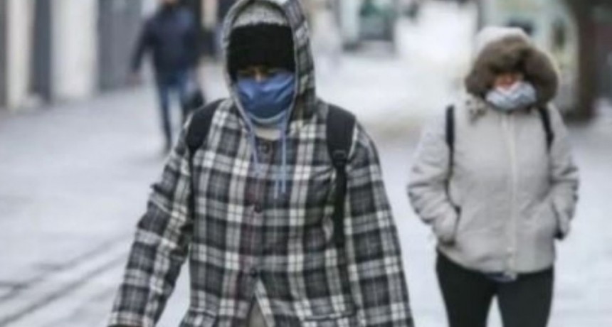 Alerta hoy por fr&iacute;o extremo y bajas temperaturas en 14 provincias
