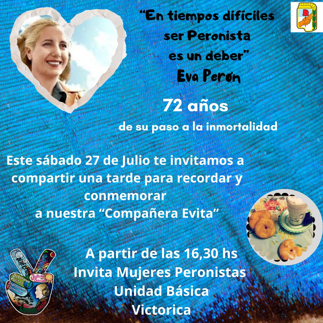 La Pampa: el peronismo en Victorica tambi&eacute;n recuerda a Evita 