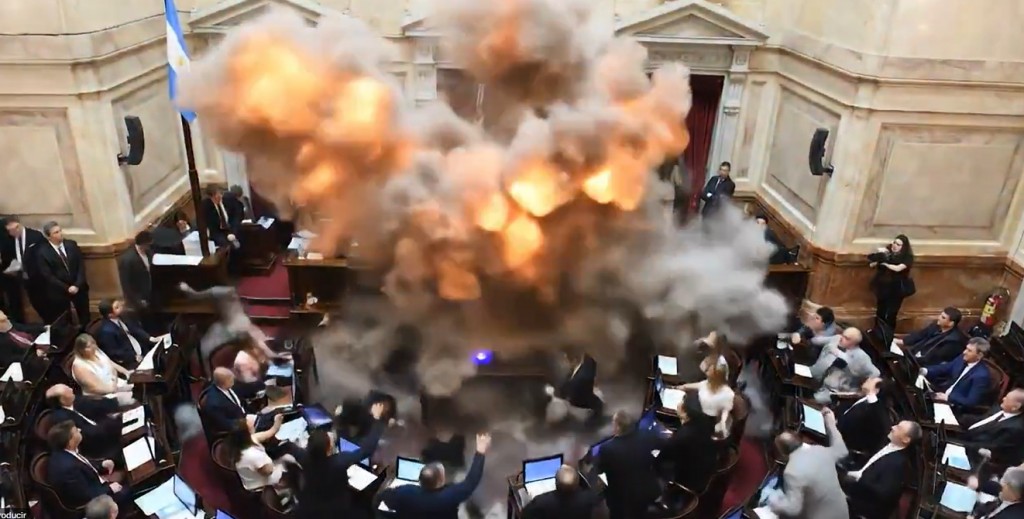 La violencia digital cruzó todos los límites en el Senado: Inteligencia Artificial para hacer explotar el recinto y pedidos al presidente en redes sociales