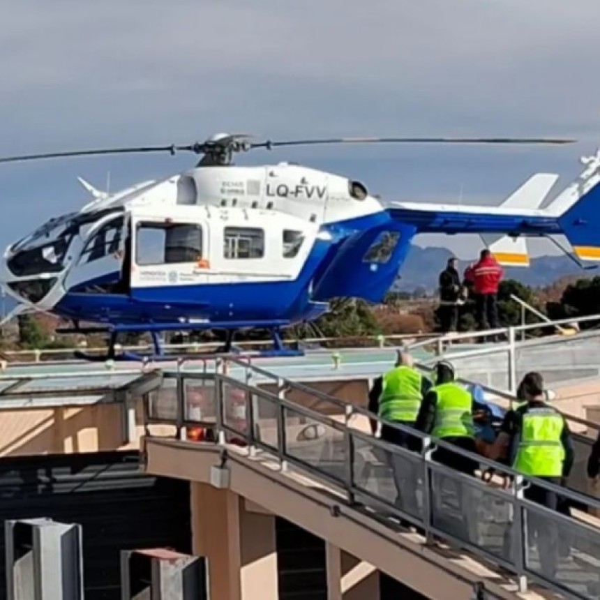 La Pampa: Cinematogr&aacute;fico operativo sanitario para trasladar de urgencia a una nena piquense y salvarle la vida