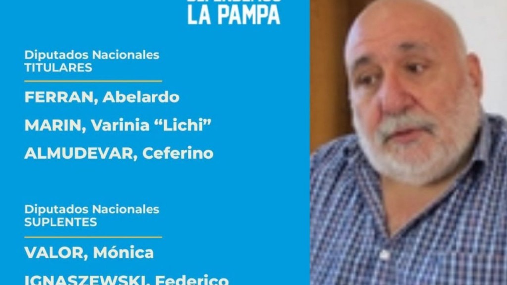 La Pampa:Ferrán y Lichy Marín encabezan la lista del frente peronista para las legislativas