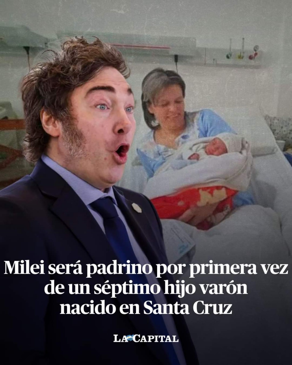 ¿Y tu padrino como se llama Noah? Se llama Javier Milei 