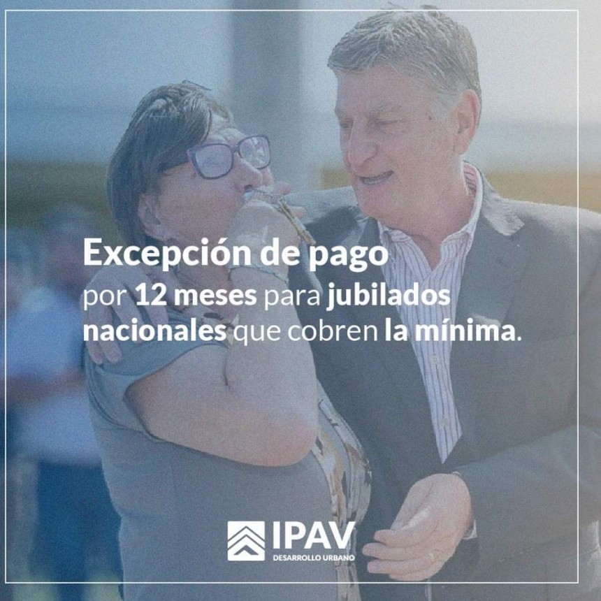 La Pampa: Ipav informa operatoria EXCEPCI&Oacute;N DE PAGO POR 12 MESES PARA JUBILADOS y Luan Toro brindara acompa&ntilde;amiento a quienes tengan dudas