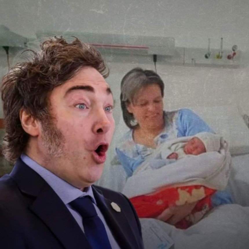 &iquest;Y tu padrino como se llama Noah? Se llama Javier Milei 