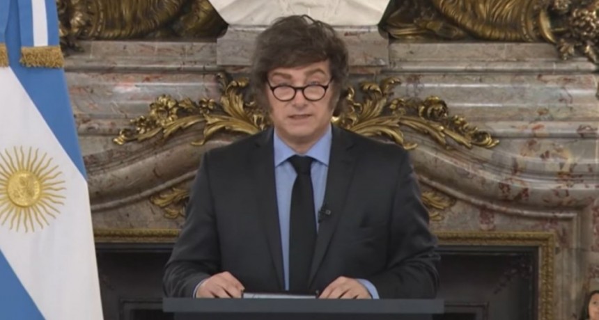 Las 10 frases de Milei en la cadena nacional: "el rumbo es el correcto"