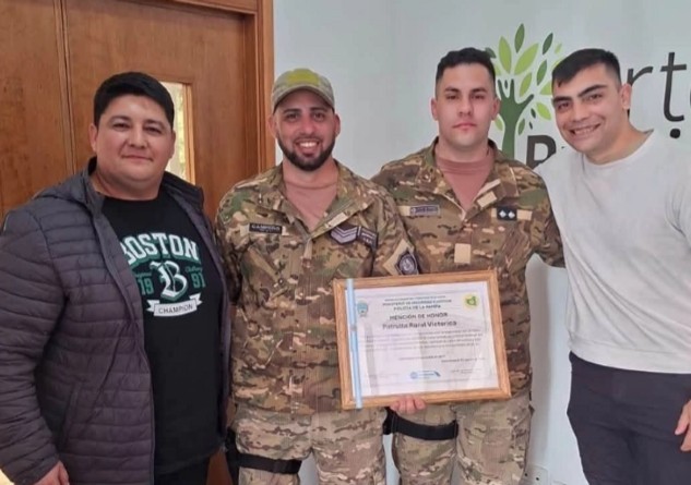 La Pampa:Reconocimiento para la &ldquo;Patrulla Rural&rdquo; de Victorica y para el encargado de &ldquo;El Durazno&rdquo;