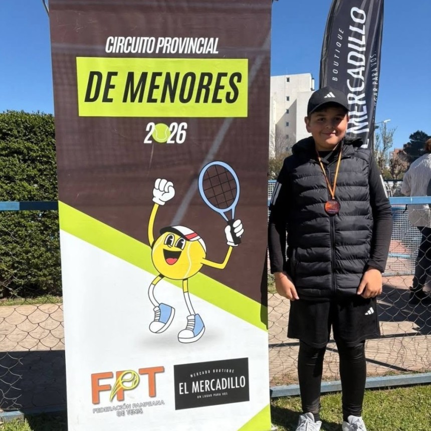 La Pampa: Tiemblan Zverev y Shelton con la promesa Victoriquense del Tenis Ferm&iacute;n Silva Ruiz 