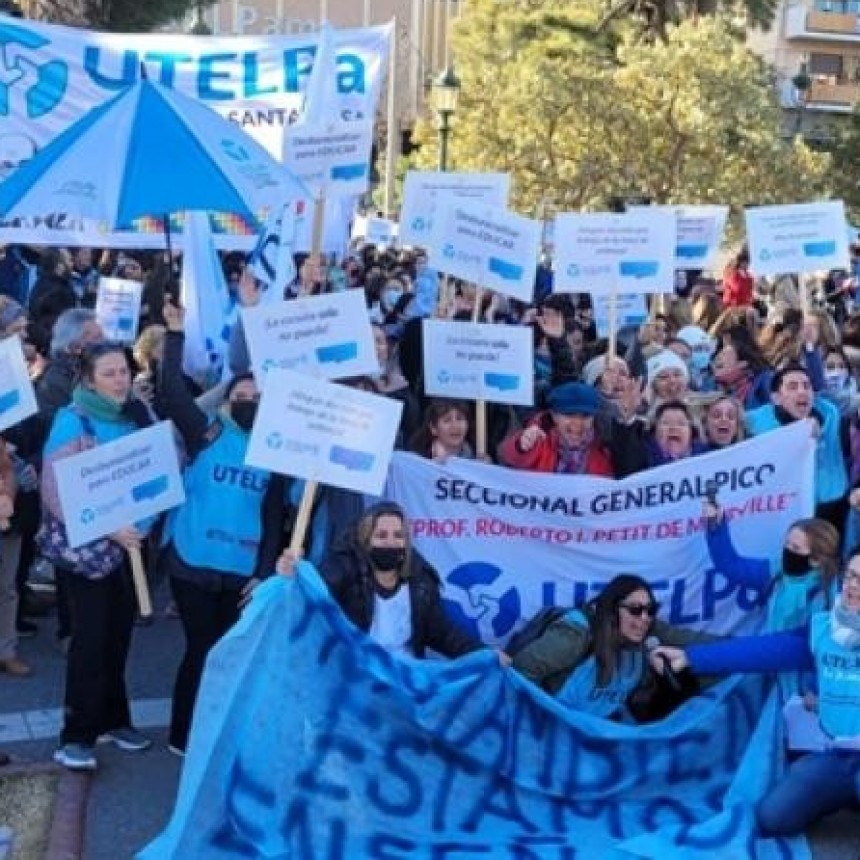 La Pampa: UTELPa confirm&oacute; el paro docente para este mi&eacute;rcoles 9 