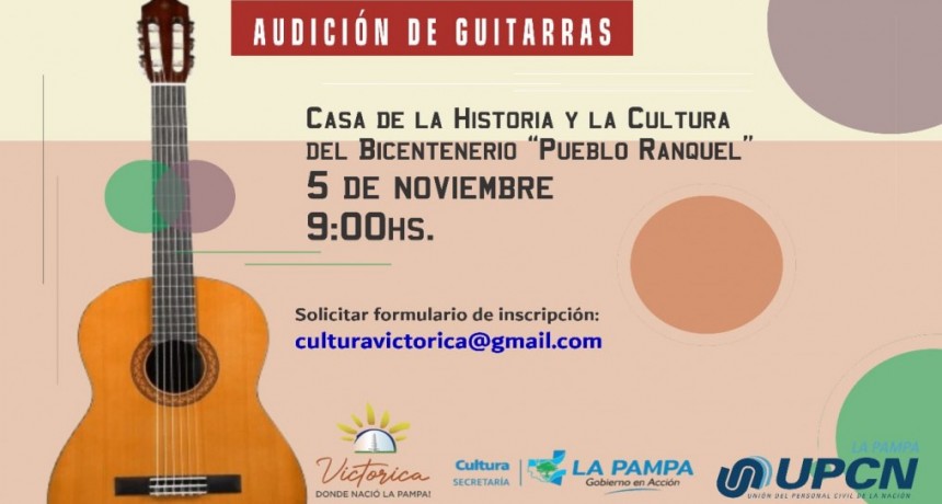 La Pampa: El Proyecto "Comarca de Guitarras" llega a Victorica 