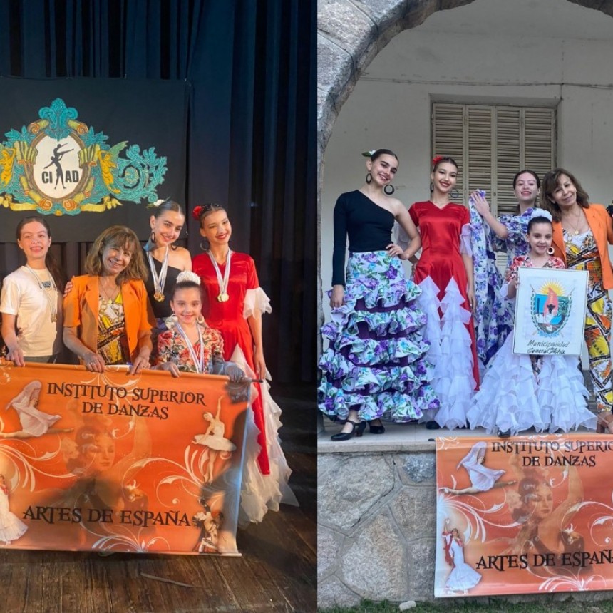 La Pampa: Doce medallas de oro y plata para la academia Artes de Espa&ntilde;a de General Acha 