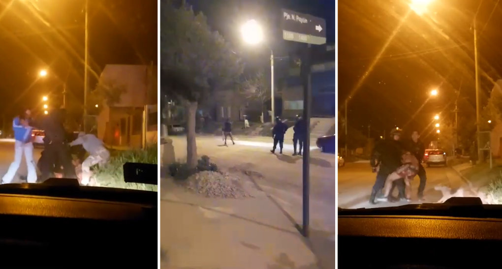 La Pampa: motociclista y una mujer agredieron a dos policías