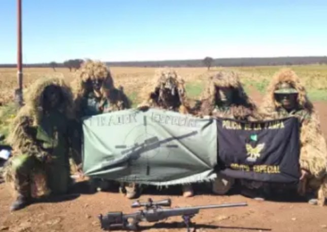 La Pampa: Cinco polic&iacute;as completaron el exigente Curso de Tirador Especial dictado por Fuerzas Especiales