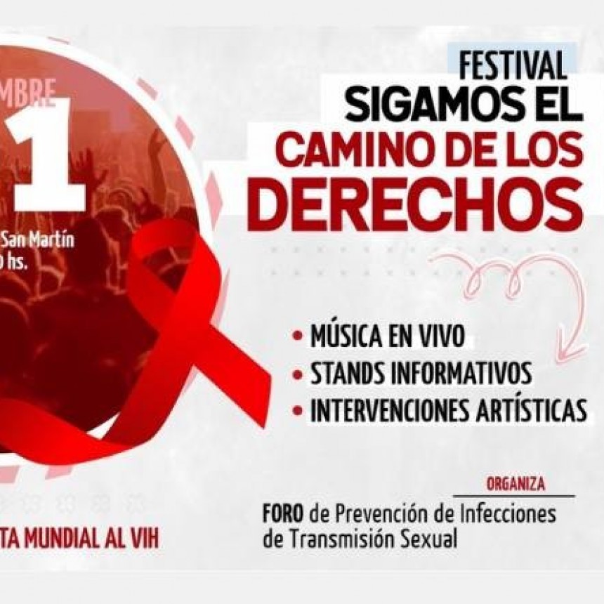 El Ministerio de Salud de La Pampa realizar&aacute; un festival por el D&iacute;a Mundial del Sida en Santa Rosa