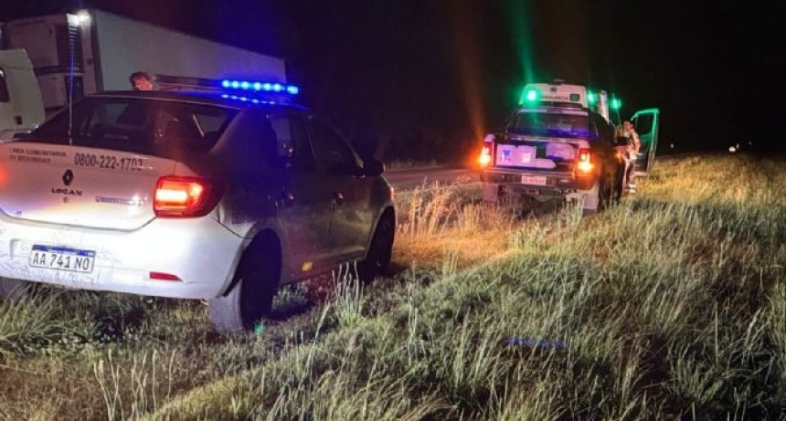 La Pampa: Camionero fue picado por una avispa, se descompenso y tuvo que se asistido de urgencia sobre la ruta 4