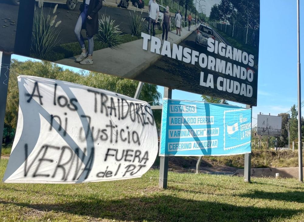 La Pampa:  Todos unidos triunfaremos??? pasacalles piden expulsar a Verna del PJ
