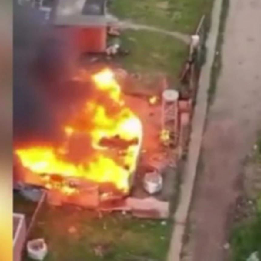 Quemaron la casa de un alumno acusado de abuso