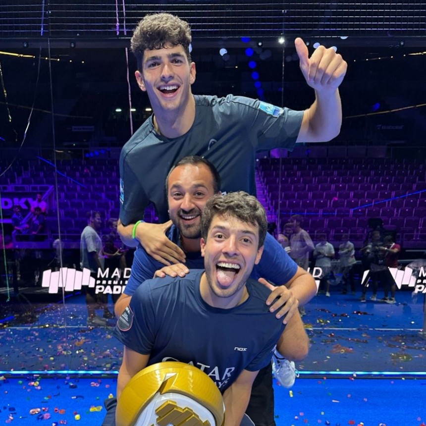 Gran Noticia para Victorica : Martin Canali nuevo entrenador del Mejor jugador del Mundo en Padel
