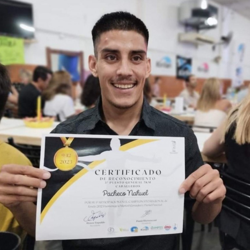 Nahuel Pacheco cierra un gran a&ntilde;o en el running