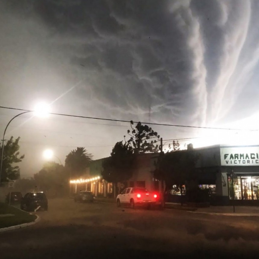 La Pampa: Rige una alerta naranja y amarilla por tormentas fuertes