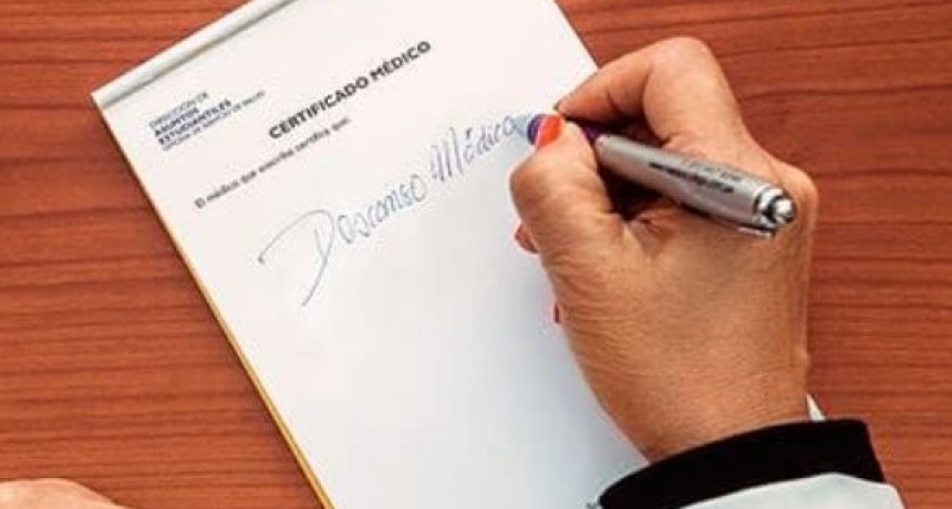 La Pampa: Prisión en suspenso por falsificar un certificado médico